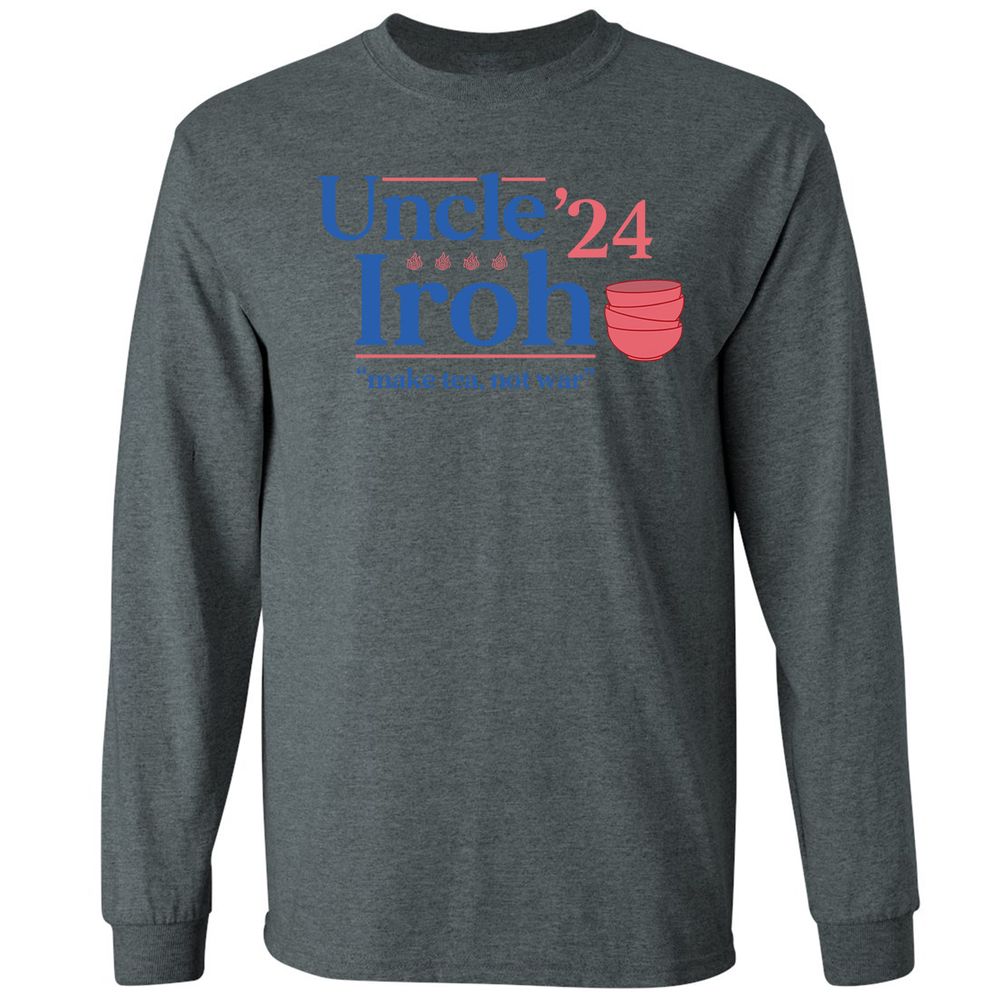 Long Sleeve T-Shirt - T8ZSFQGU - Dark Heather - 15