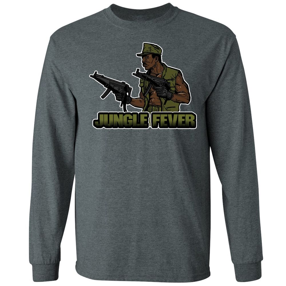 Long Sleeve T-Shirt - QD7BUZJT - Dark Heather - 15