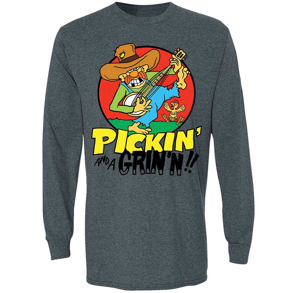 Pickin' and a Grinnin - Dark Heather - 15