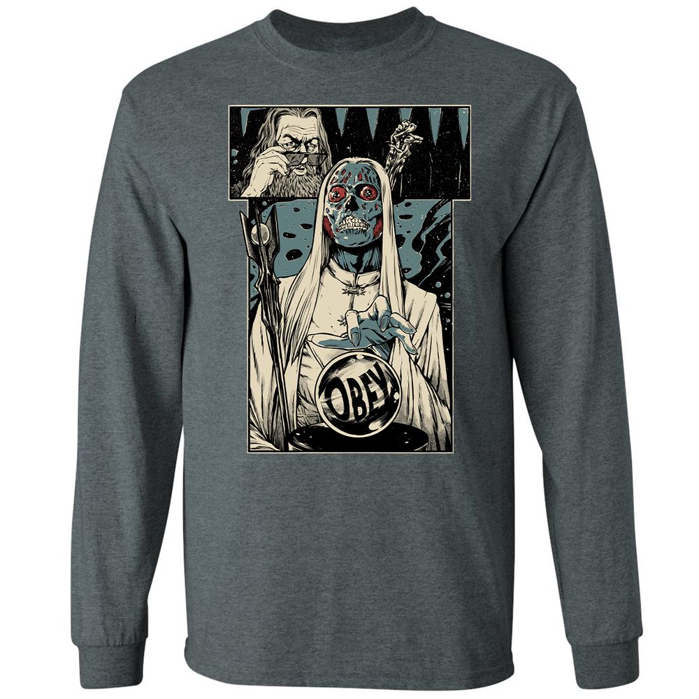 Long Sleeve T-Shirt - A7UUZTL2 - Dark Heather - 15