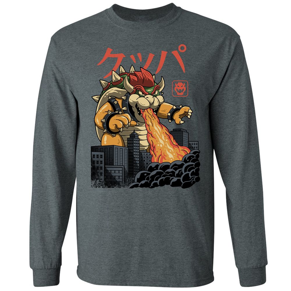 Long Sleeve T-Shirt - 99H2RZV3 - Dark Heather - 15