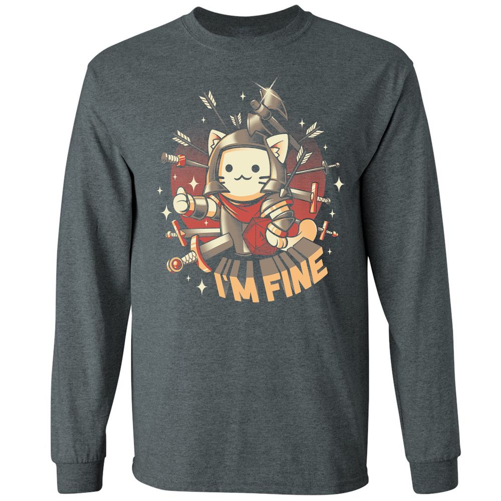 Long Sleeve T-Shirt - 9DHT8T47 - Dark Heather - 15