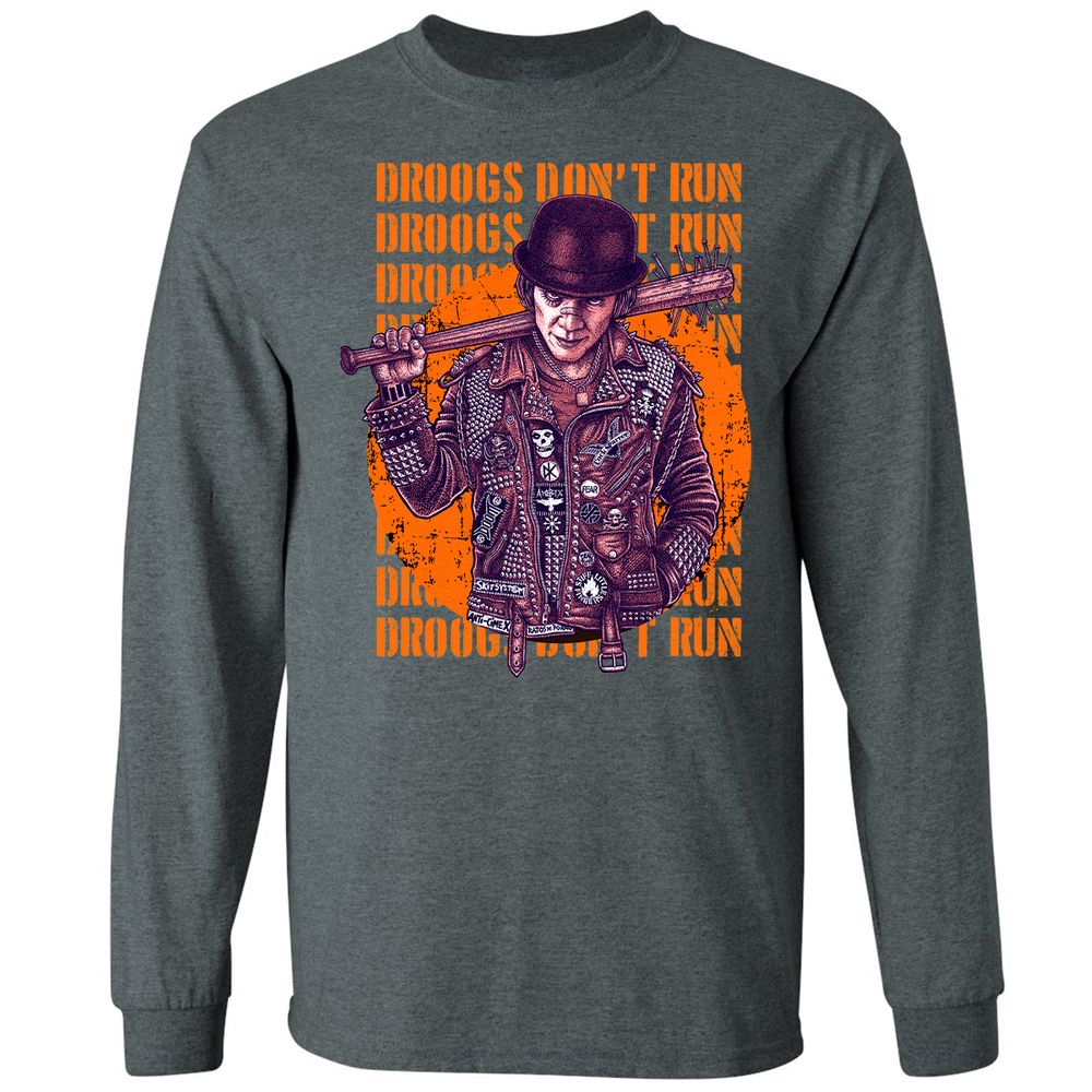 Long Sleeve T-Shirt - QS2Q8NZ2 - Dark Heather - 15