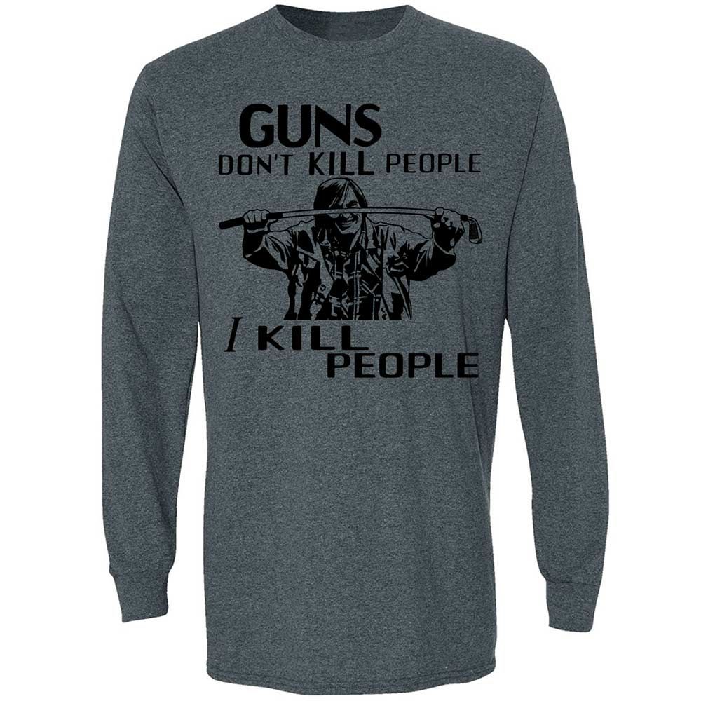 Long Sleeve T-Shirt - P9QH5P41 - Dark Heather - 15