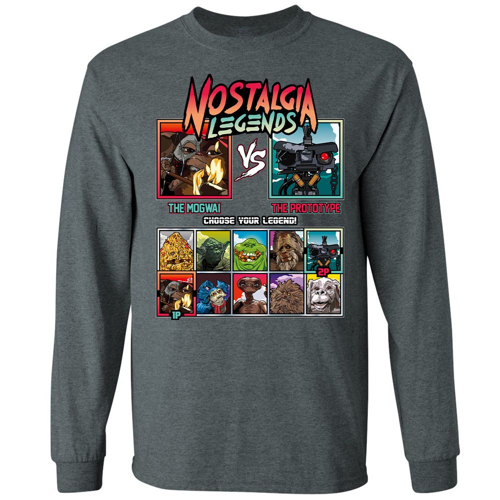 Long Sleeve T-Shirt - HZUFXN95 - Dark Heather - 15