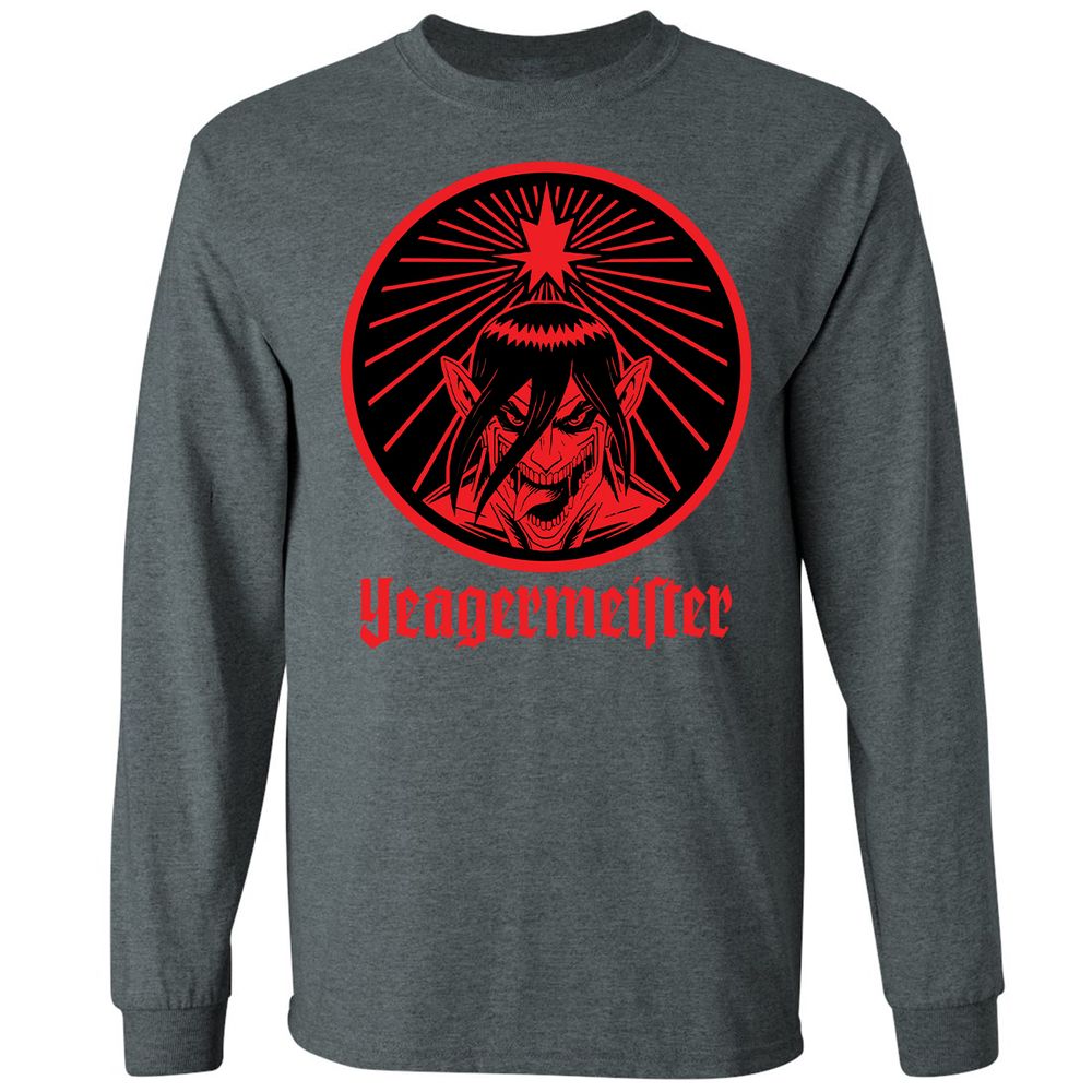 Long Sleeve T-Shirt - 3218H657 - Dark Heather - 15