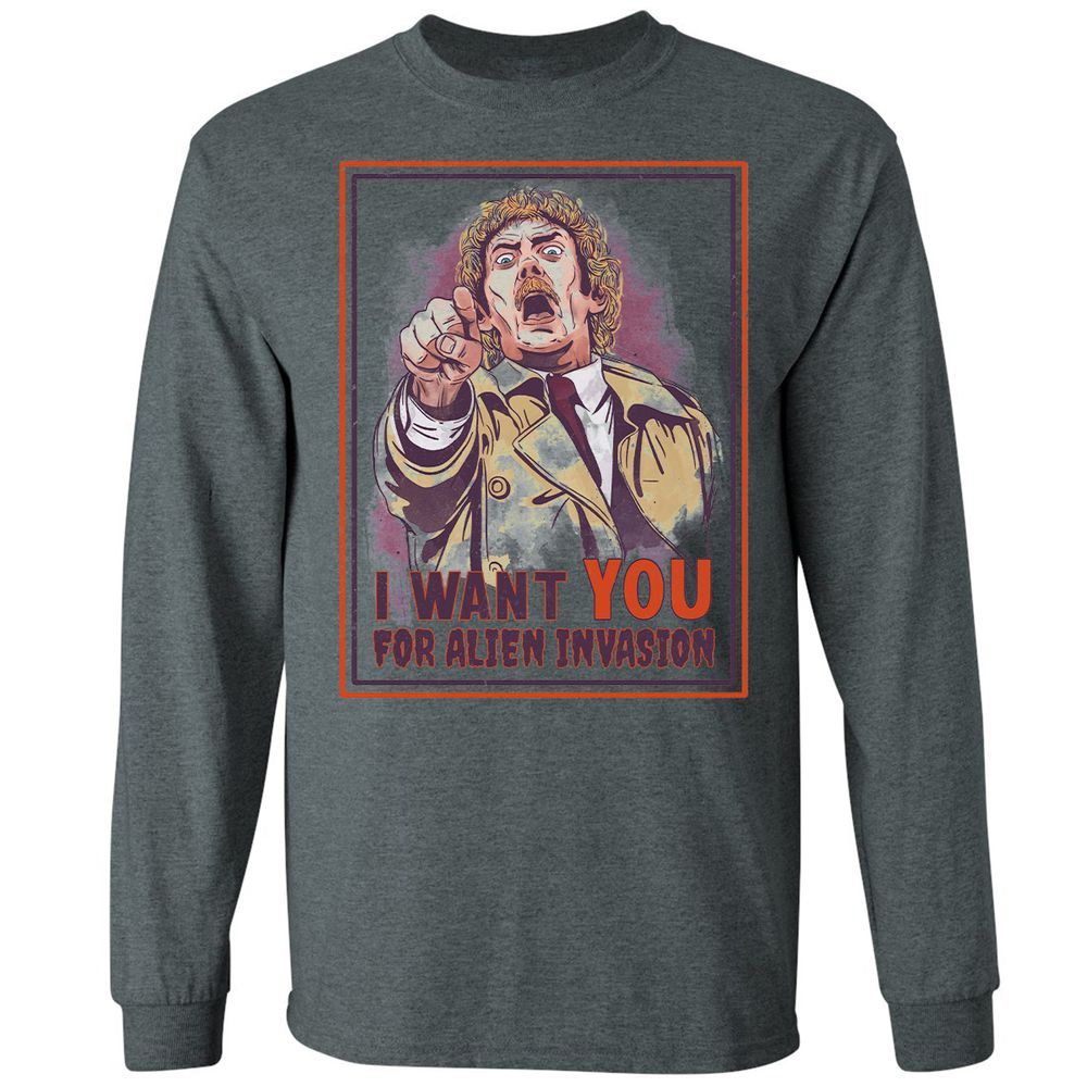 Long Sleeve T-Shirt - 4XFCPS8T - Dark Heather - 15