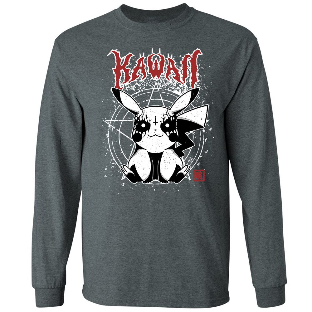 Long Sleeve T-Shirt - PHDSQ813 - Dark Heather - 15