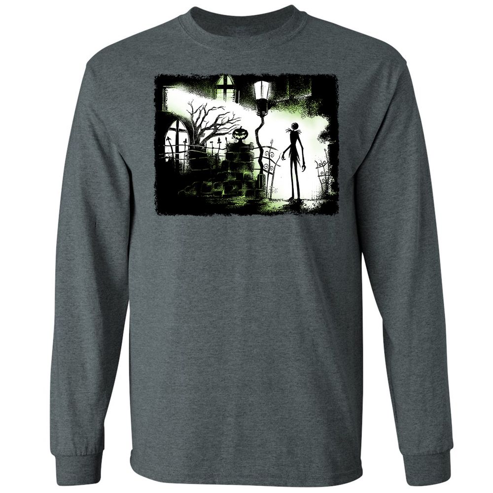 Long Sleeve T-Shirt - Black - Dark Heather - 15