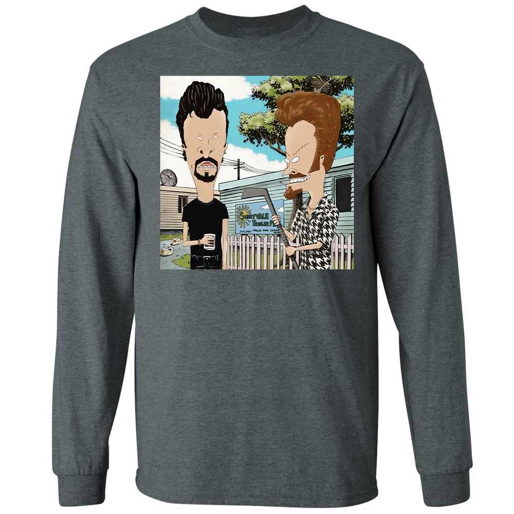 Long Sleeve T-Shirt - KQEQJ8BY - Dark Heather - 15