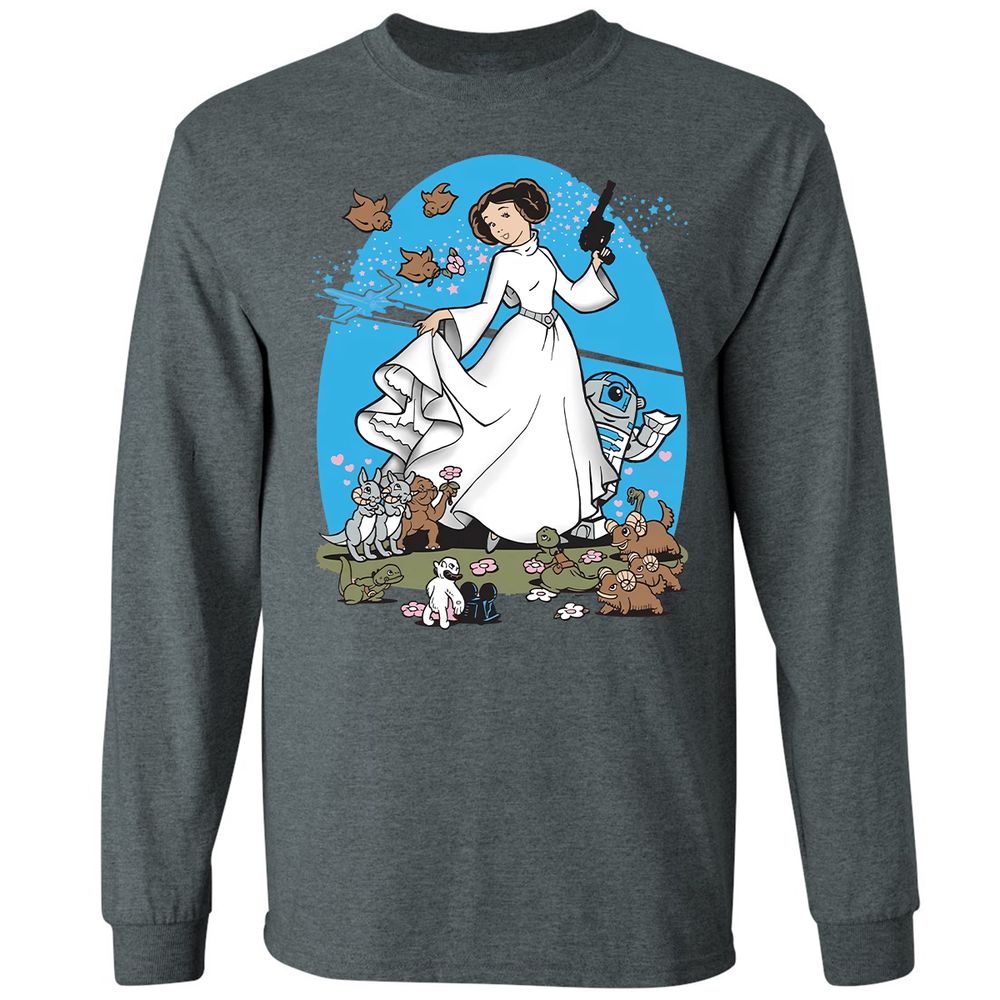 Long Sleeve T-Shirt - J5PMXZYM - Dark Heather - 15