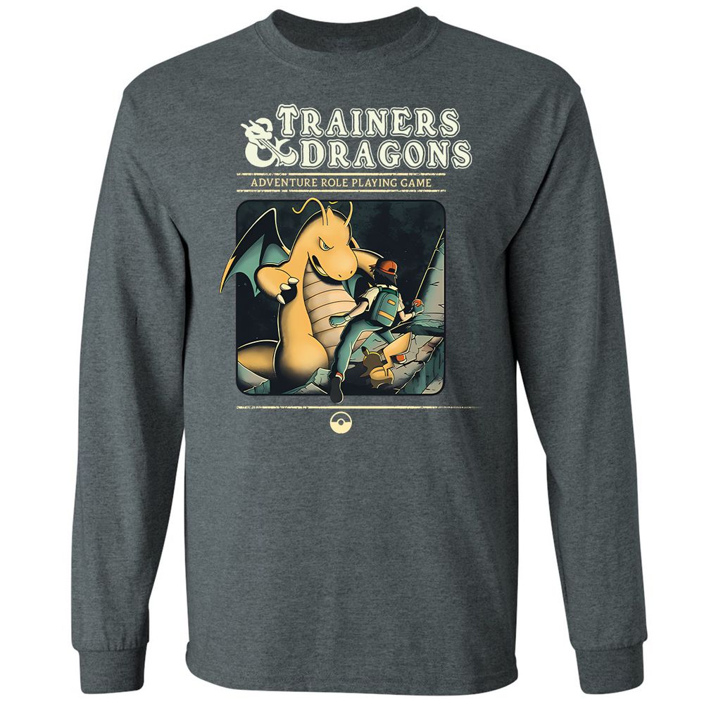 Long Sleeve T-Shirt - 966T7A4P - Dark Heather - 15