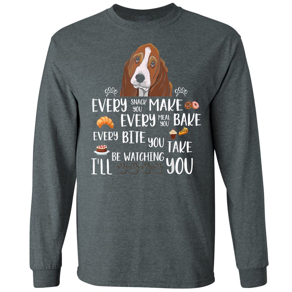 Long Sleeve T-Shirt - 6QU2GD4M - Dark Heather - 15