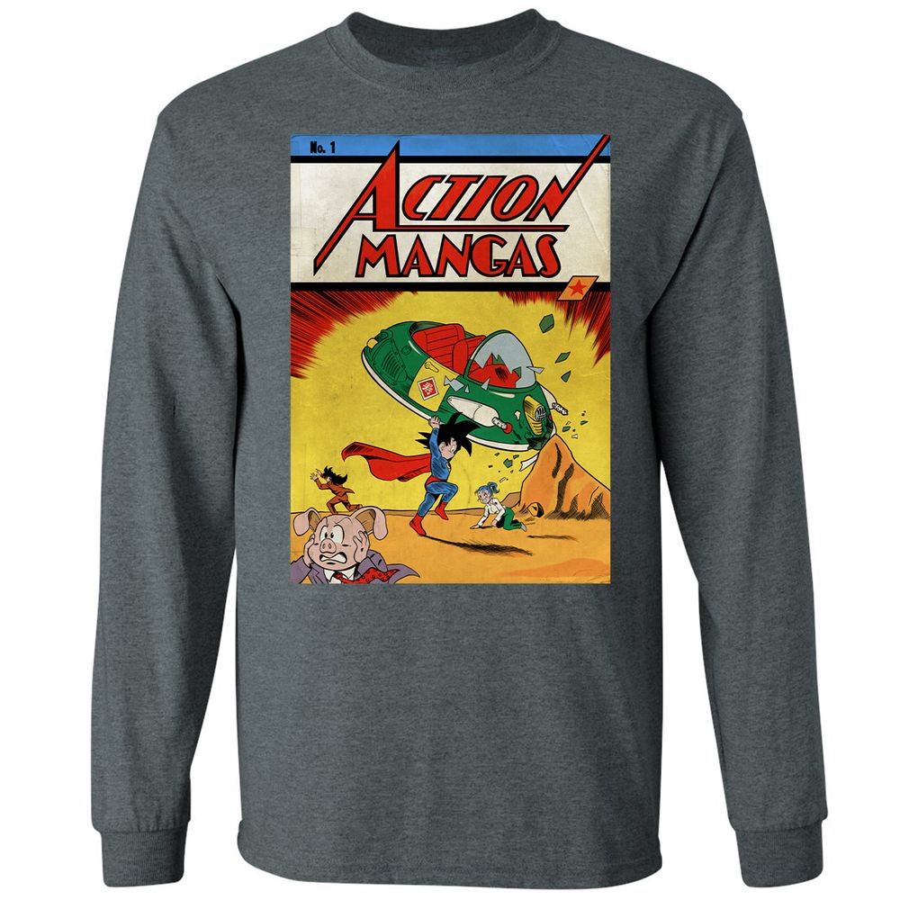 Long Sleeve T-Shirt - 6WM9RLBL - Dark Heather - 15
