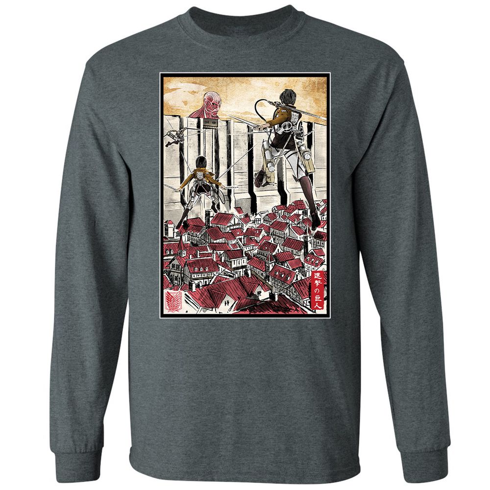 Long Sleeve T-Shirt - TUG6RJ2R - Dark Heather - 15