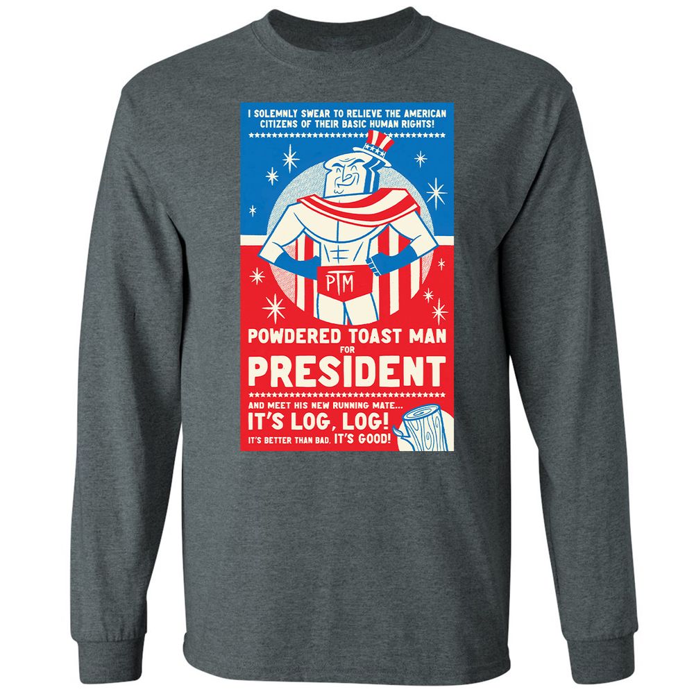 Long Sleeve T-Shirt - C5U9NM27 - Dark Heather - 15