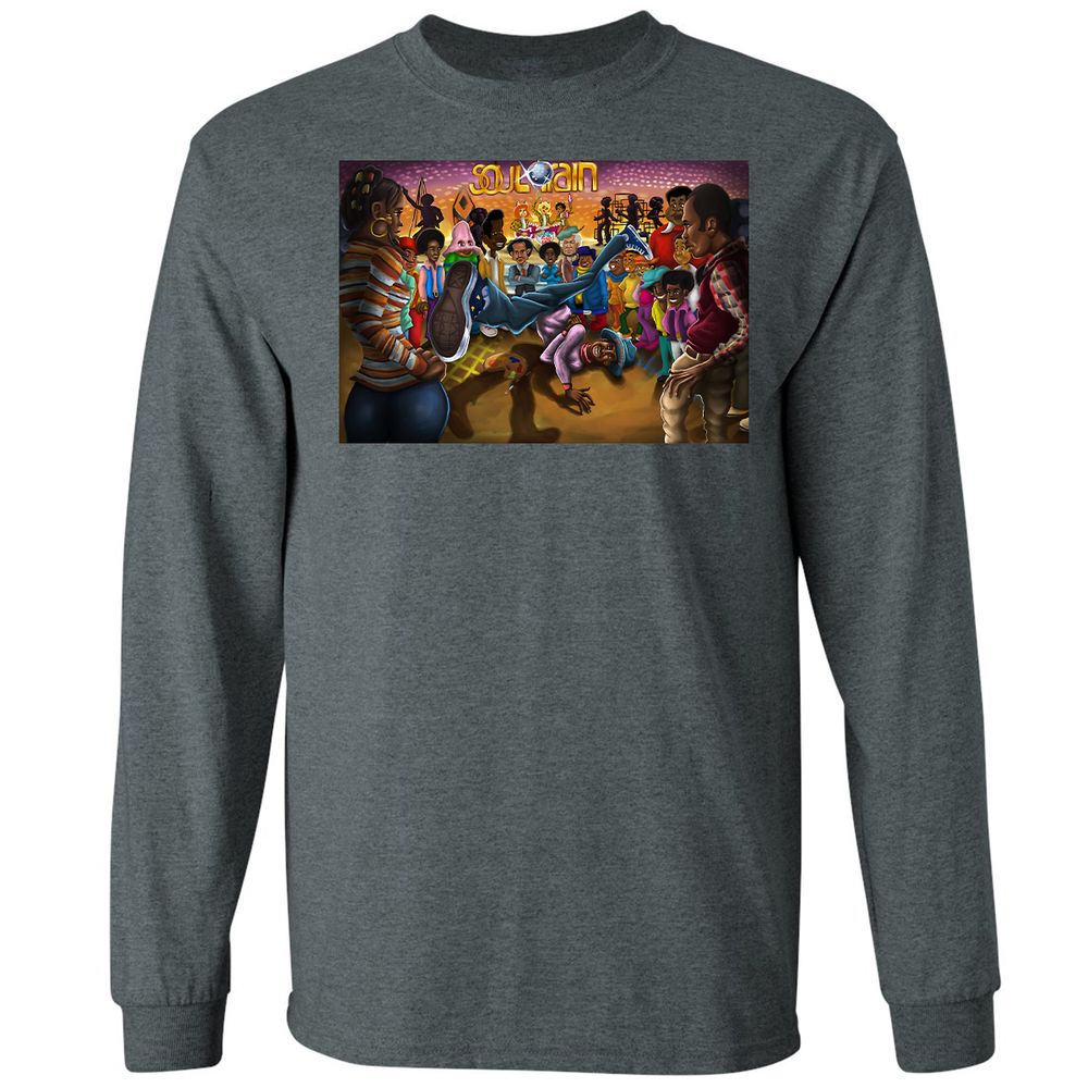 Long Sleeve T-Shirt - PEQCUYD5 - Dark Heather - 15