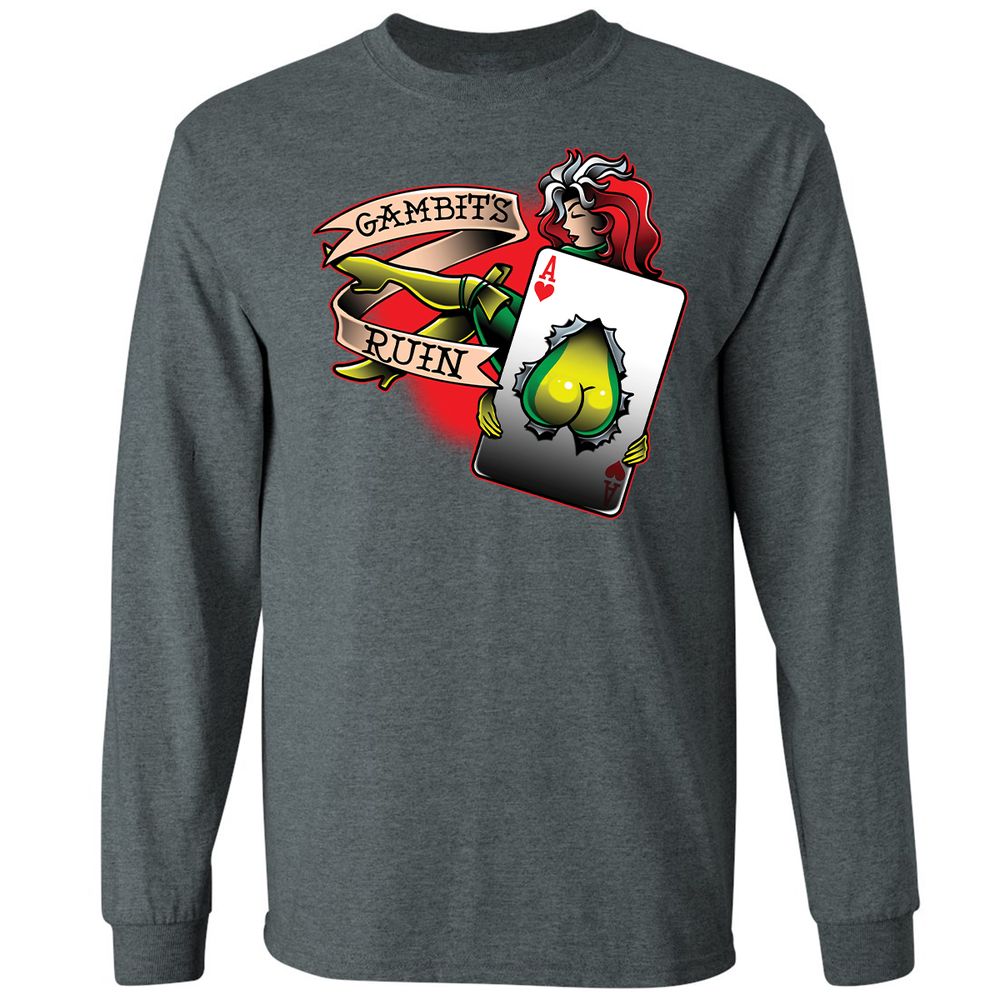 Long Sleeve T-Shirt - RSYKXG1J - Dark Heather - 15