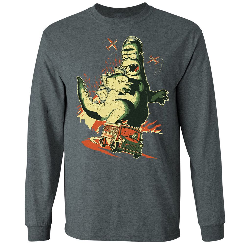 Long Sleeve T-Shirt - Z1ZSQVXP - Dark Heather - 15
