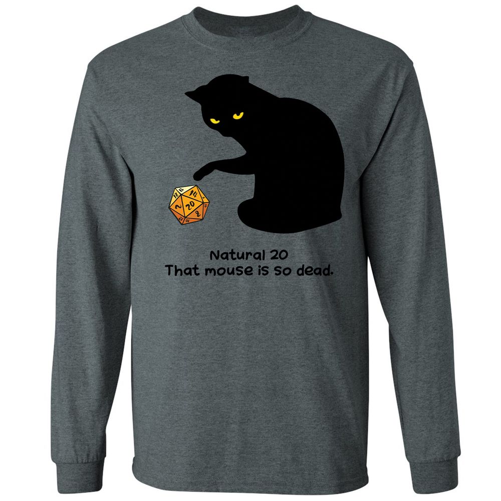 Long Sleeve T-Shirt - CWJ9T3WZ - Dark Heather - 15