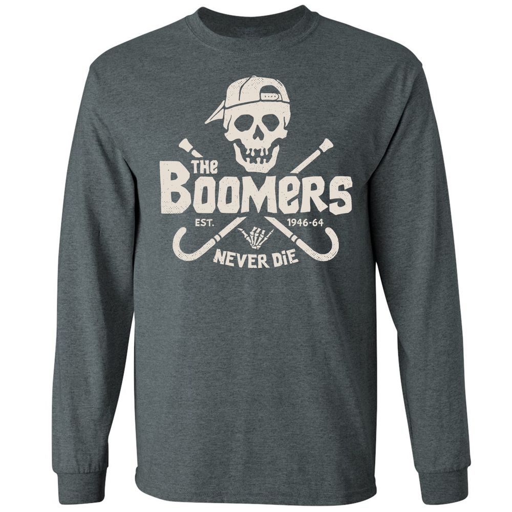 Long Sleeve T-Shirt - ZM41FQC4 - Dark Heather - 15