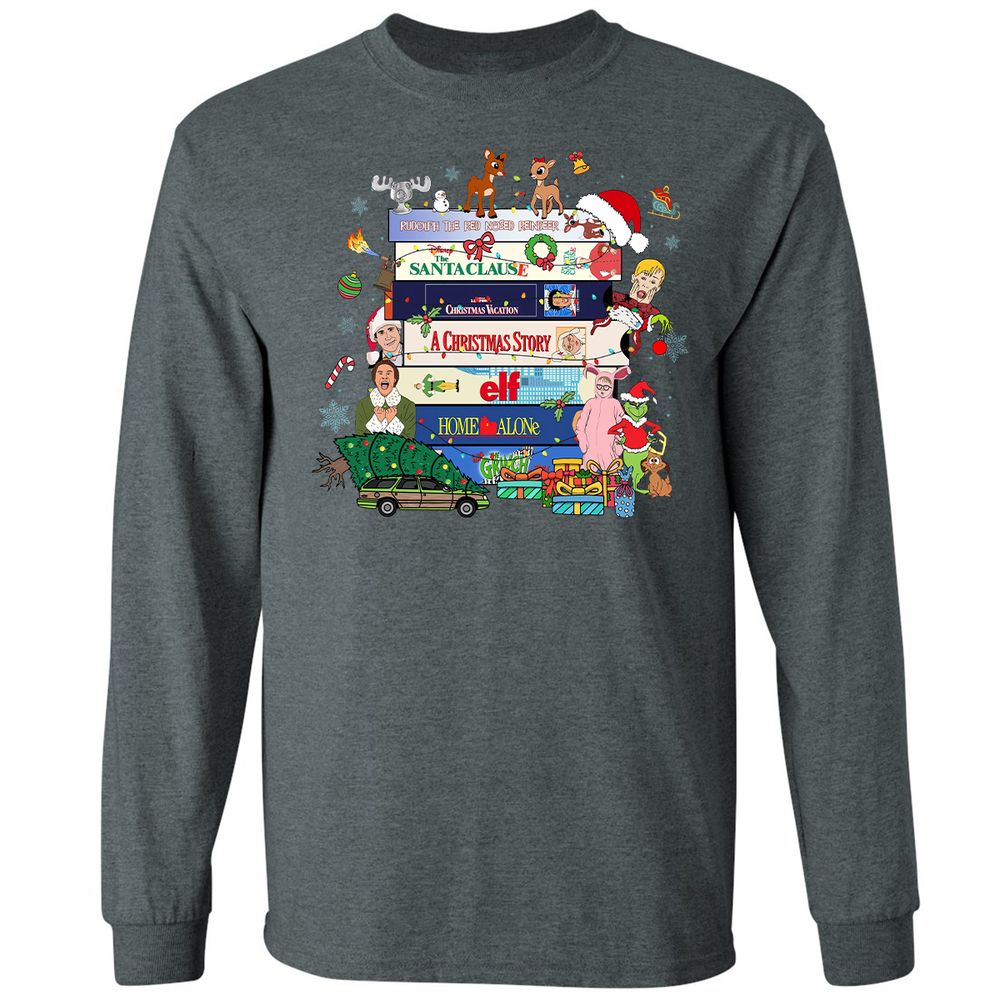 Long Sleeve T-Shirt - SRER6VCV - Dark Heather - 15