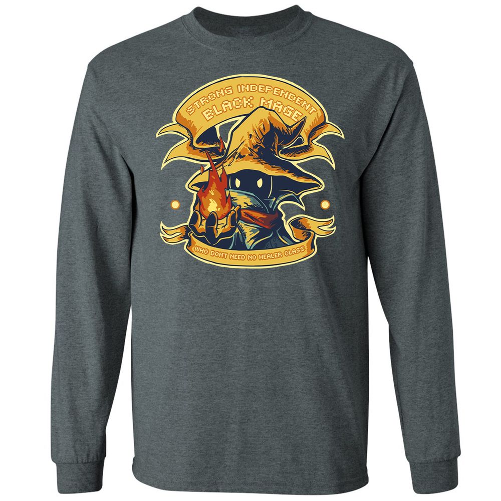 Long Sleeve T-Shirt - NKD4MWUM - Dark Heather - 15