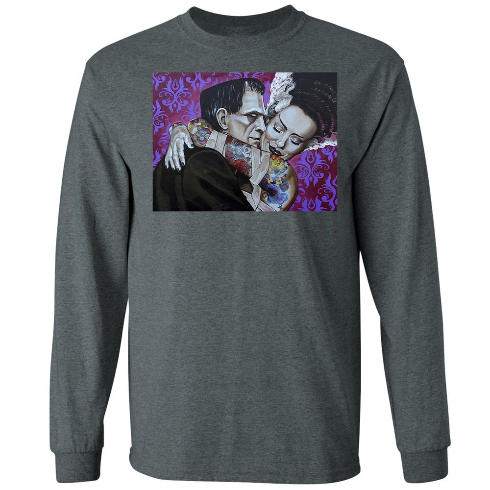 Long Sleeve T-Shirt - Q3T692BJ - Dark Heather - 15