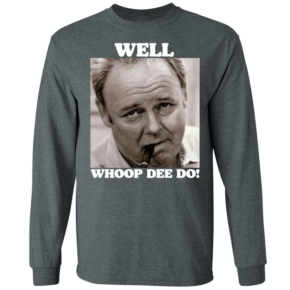 Funny 70s Tv Quote Whoop Dee Do - Dark Heather - 15