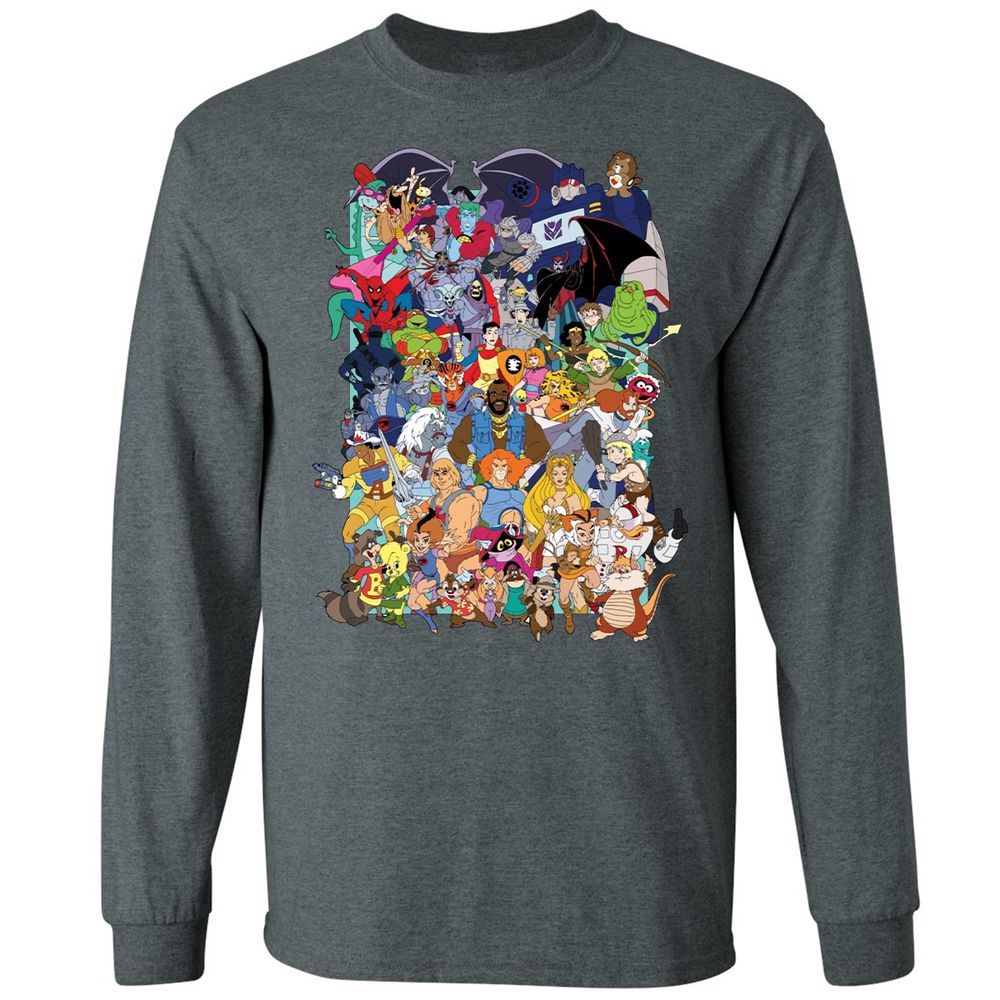 Long Sleeve T-Shirt - NL8B7XJM - Dark Heather - 15