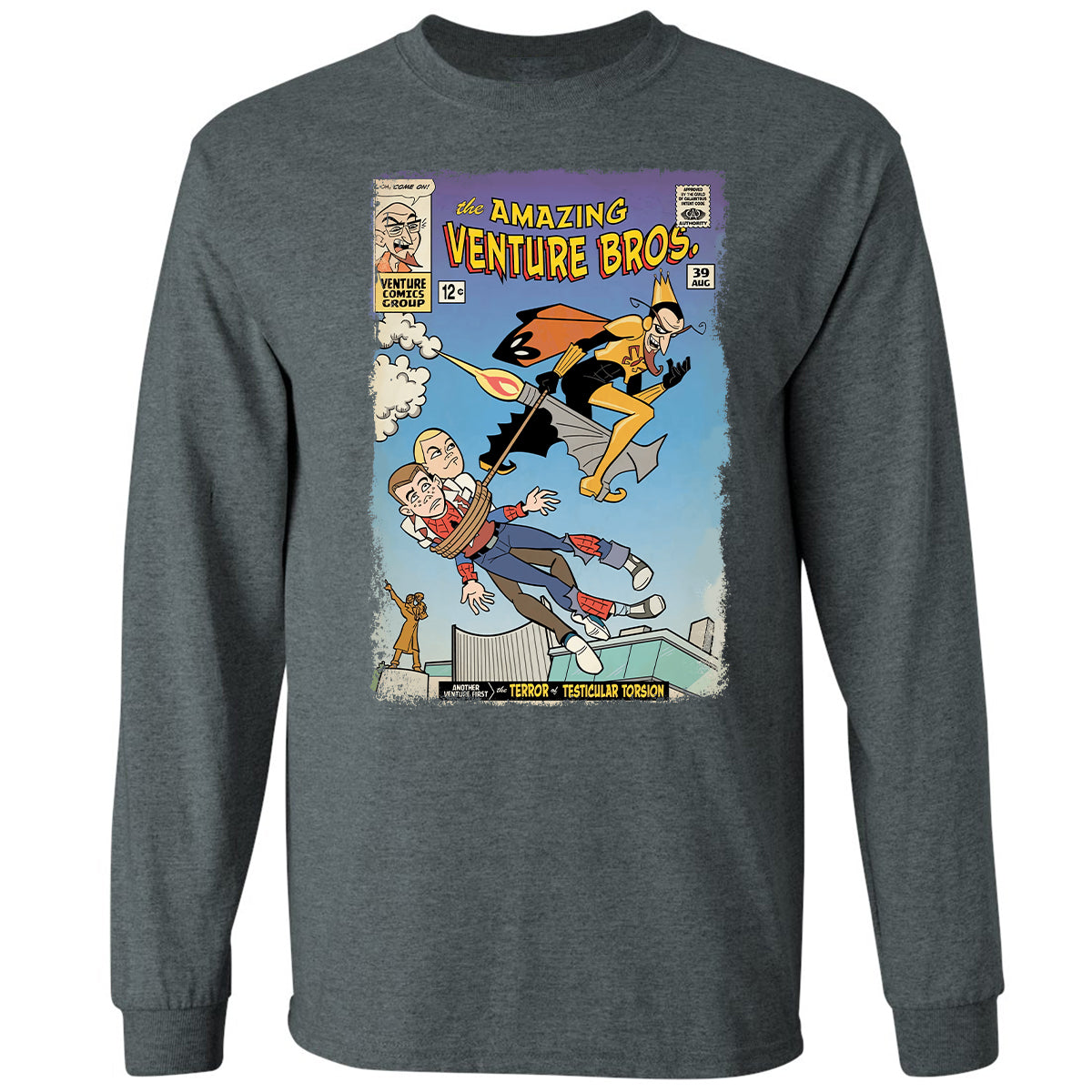 Long Sleeve T-Shirt - NRJT79MP - Dark Heather - 15