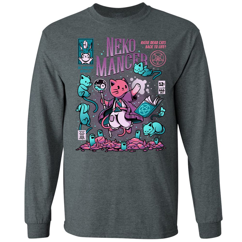 Long Sleeve T-Shirt - 3DZR2M9G - Dark Heather - 15