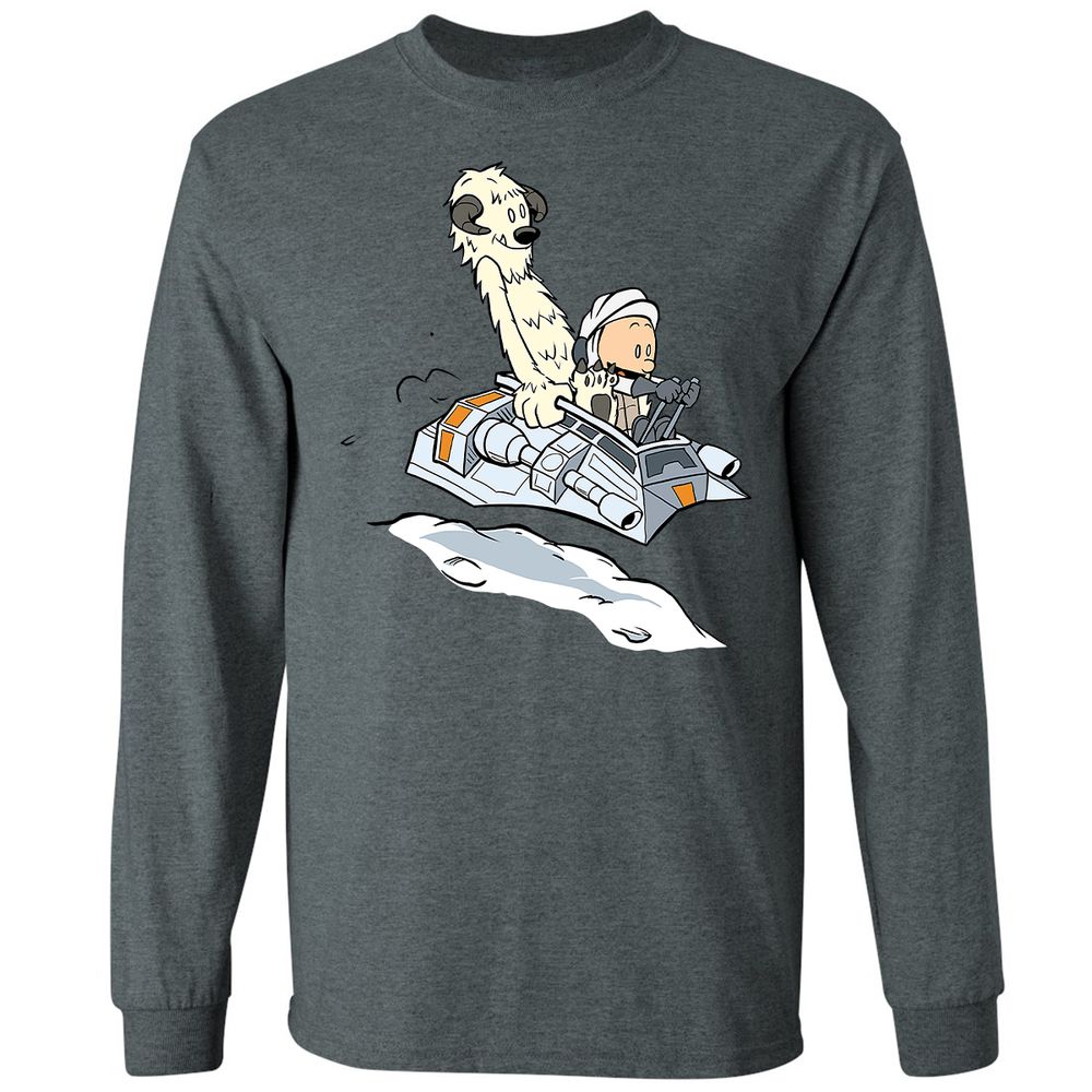 Long Sleeve T-Shirt - X61GVRK8 - Dark Heather - 15