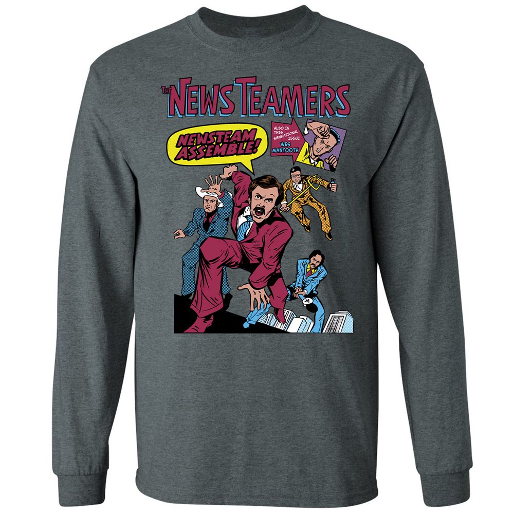 Long Sleeve T-Shirt - PCX4YKFJ - Dark Heather - 15