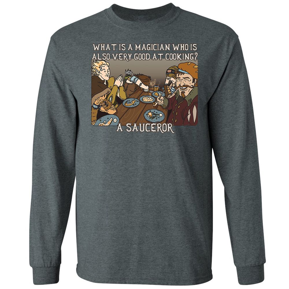 Long Sleeve T-Shirt - ELW9WJ2X - Dark Heather - 15