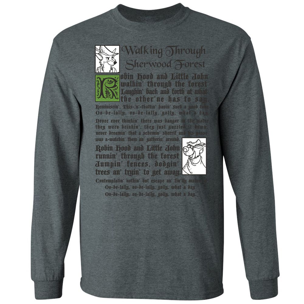 Long Sleeve T-Shirt - UTXQHSBM - Dark Heather - 15