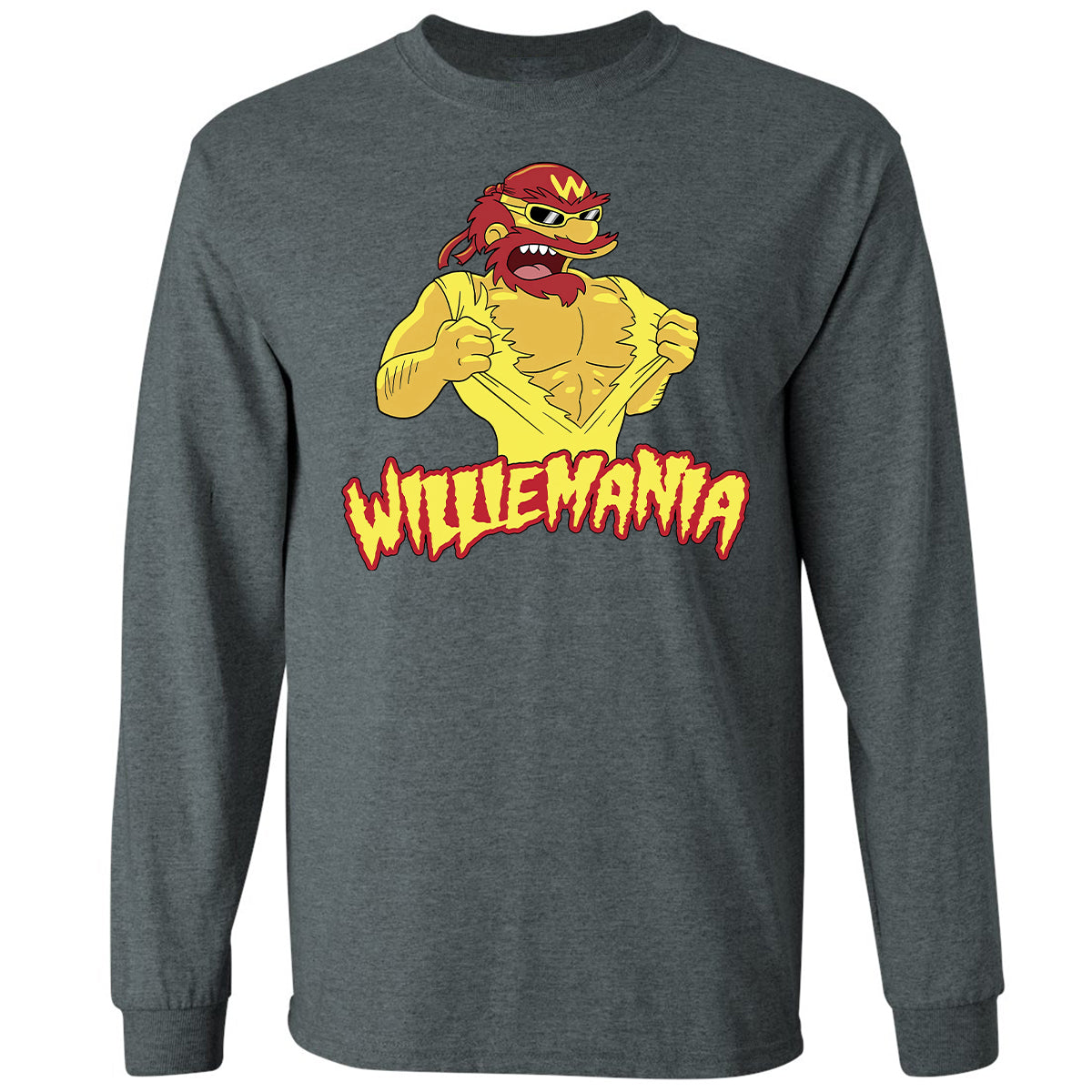 Long Sleeve T-Shirt - PMAVC7GN - Dark Heather - 15