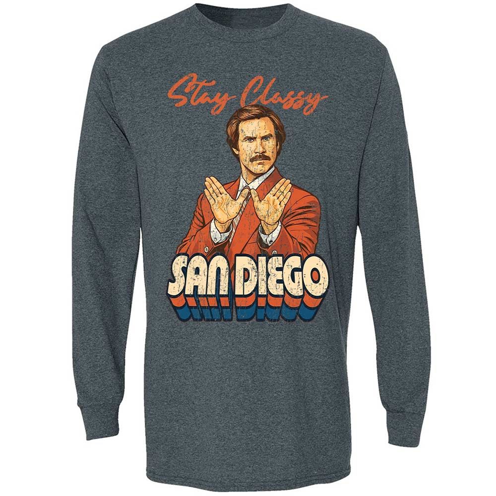 Long Sleeve T-Shirt - L2FTJ4X9 - Dark Heather - 15