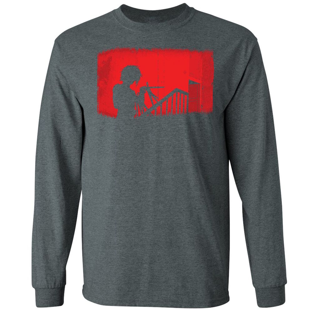 Long Sleeve T-Shirt - EERSAJDF - Dark Heather - 15