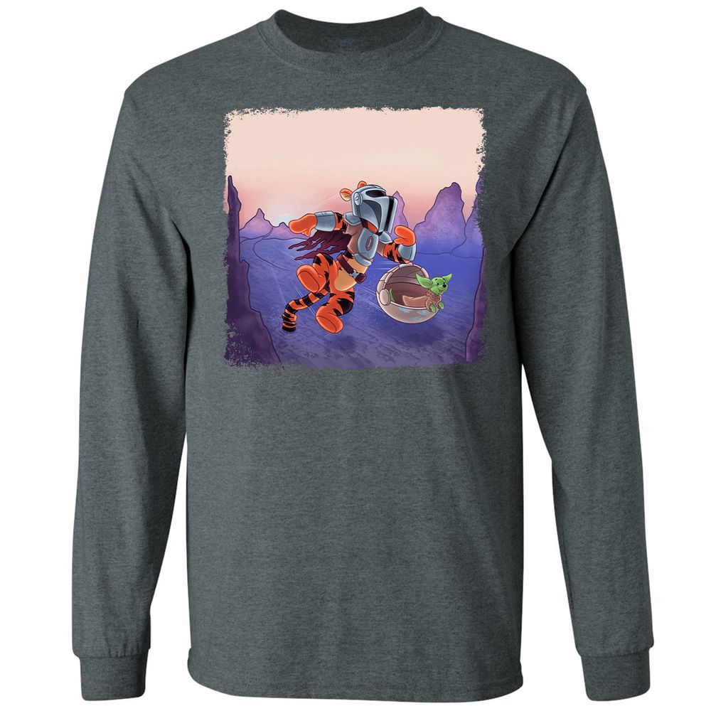 Long Sleeve T-Shirt - C4QABE1T - Dark Heather - 15