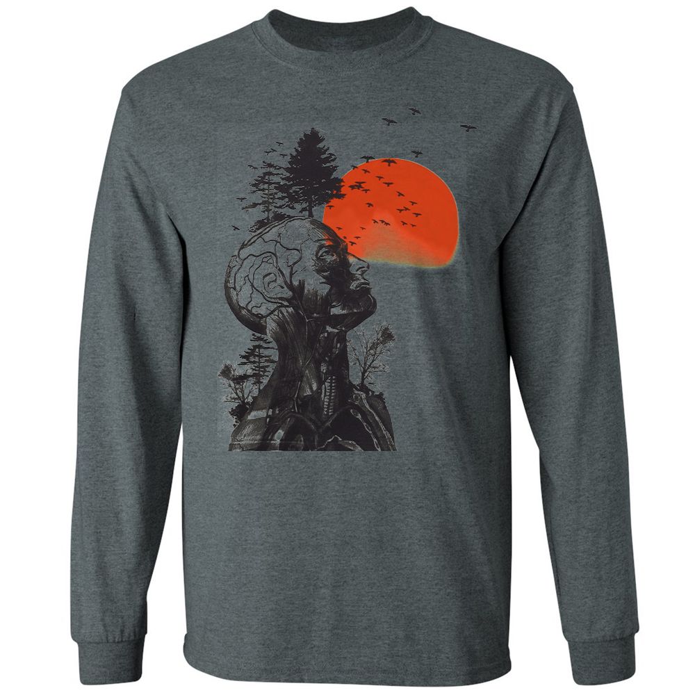 Long Sleeve T-Shirt - AY1LBZCS - Dark Heather - 15
