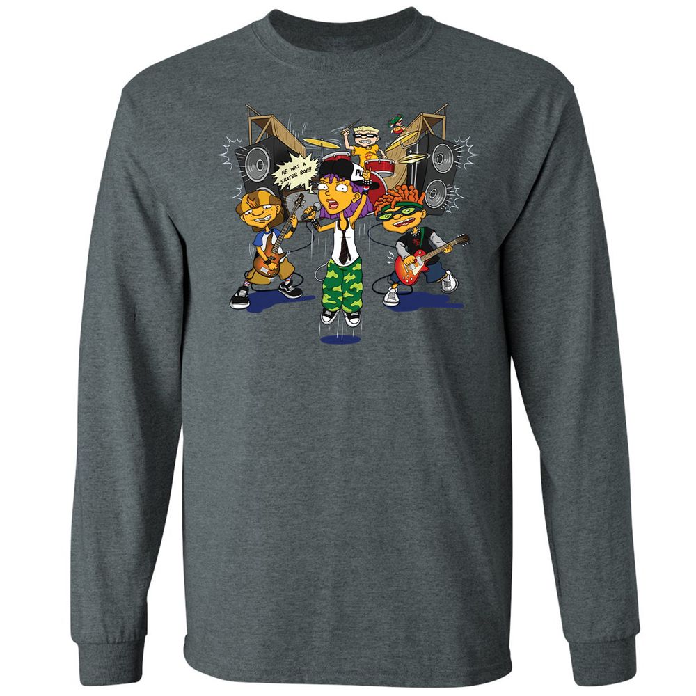Long Sleeve T-Shirt - H8T3TJKE - Dark Heather - 15