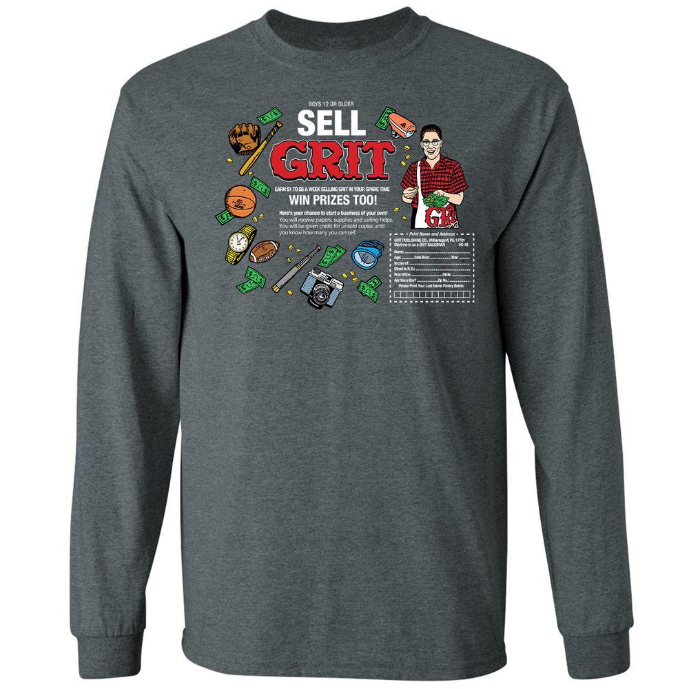 Long Sleeve T-Shirt - RLJCX3SD - Dark Heather - 15