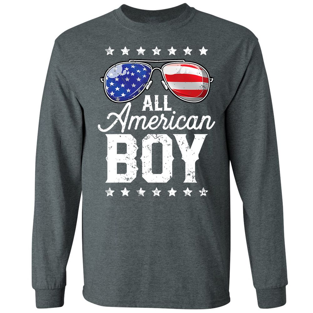 Long Sleeve T-Shirt - UBBY164H - Dark Heather - 15