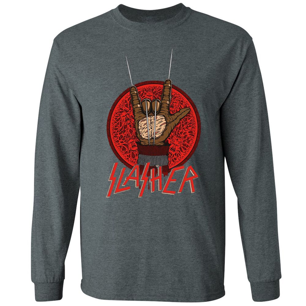 Long Sleeve T-Shirt - 74NDZVBX - Dark Heather - 15