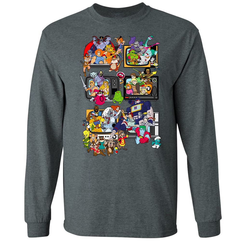 Long Sleeve T-Shirt - W7ZHLMJG - Dark Heather - 15