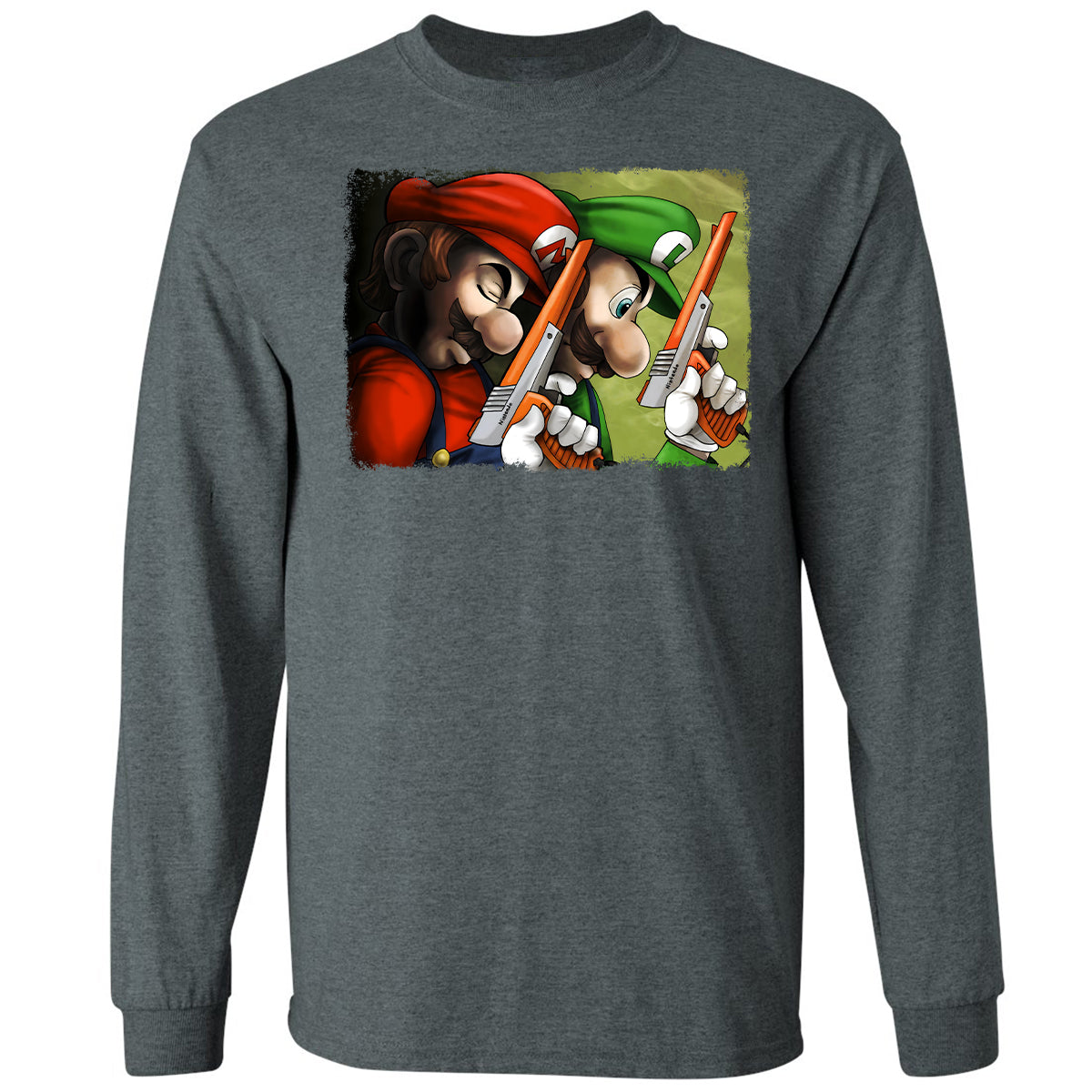 Long Sleeve T-Shirt - NJQF9JF5 - Dark Heather - 15