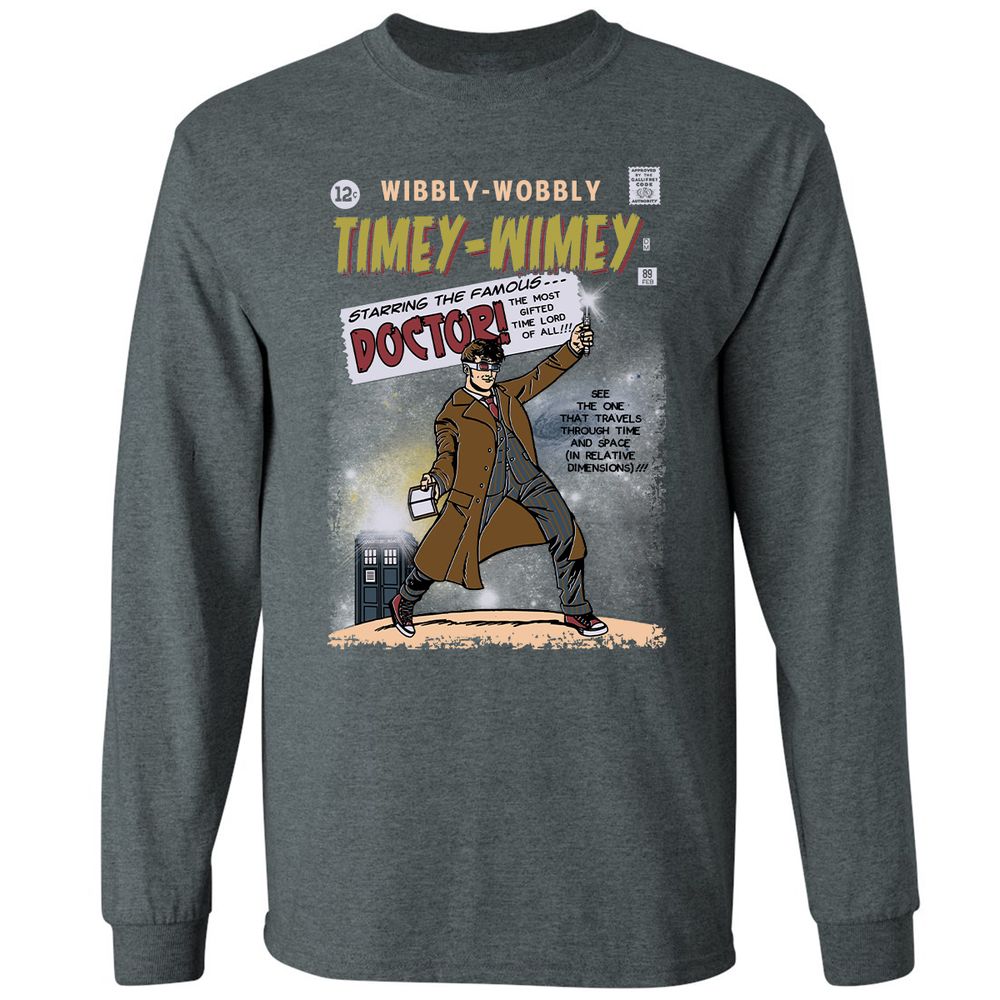 Long Sleeve T-Shirt - P63EXYNV - Dark Heather - 15