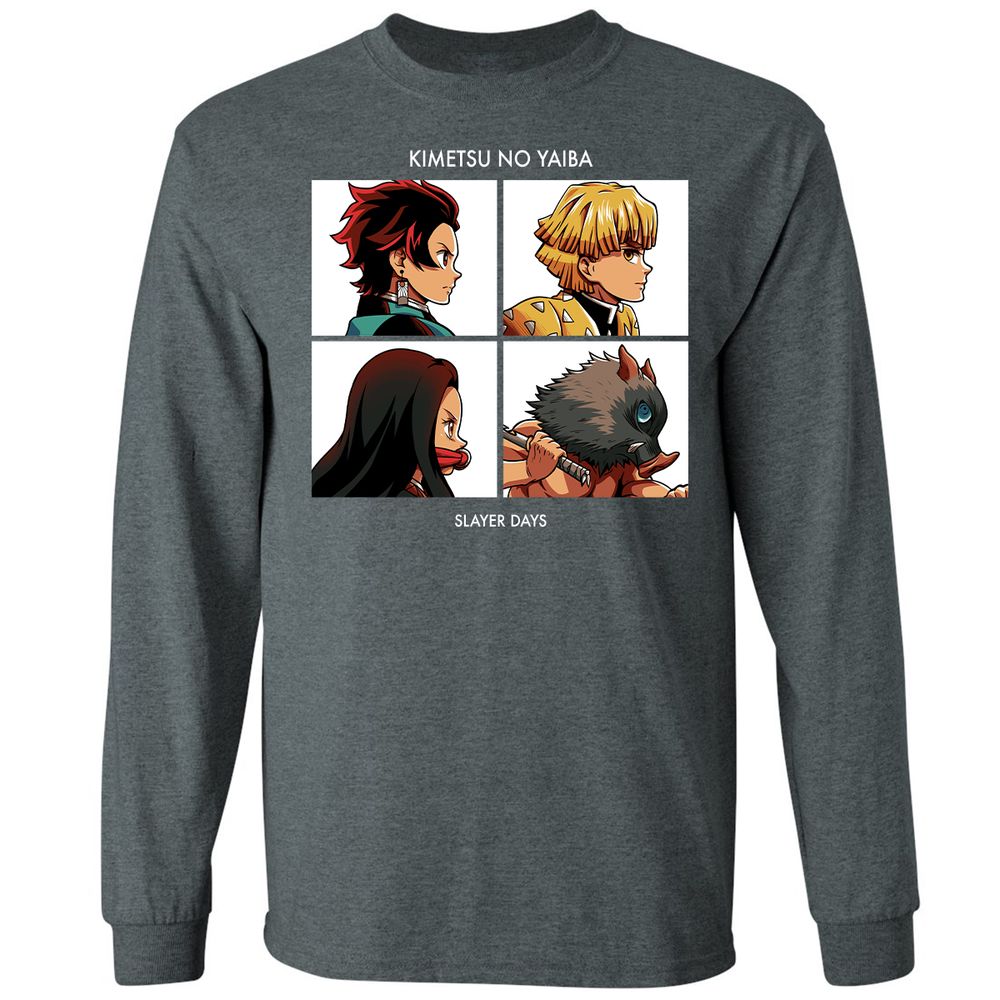 Long Sleeve T-Shirt - 5XVVG6Y4 - Dark Heather - 15