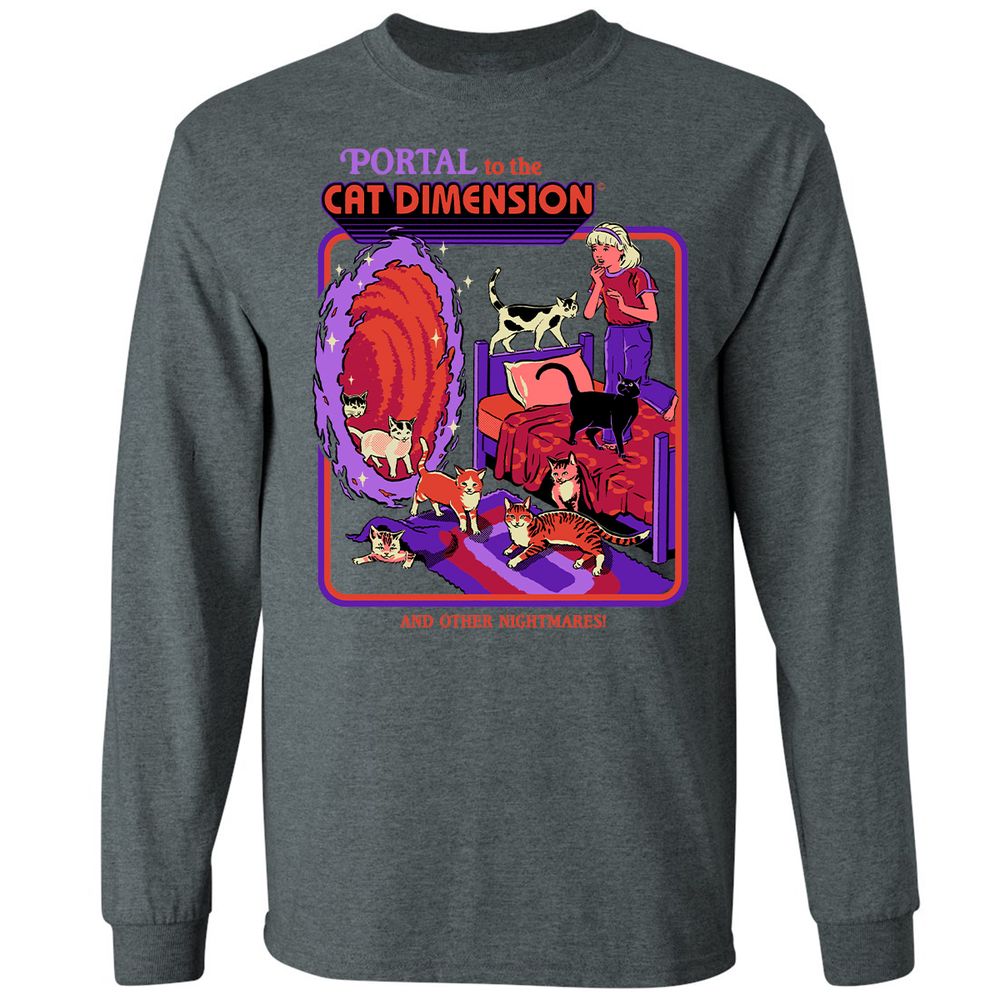 Long Sleeve T-Shirt - XQD4R9AH - Dark Heather - 15